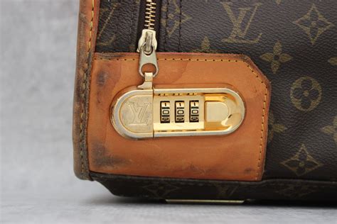 louis vuitton luggage combination lock|Louis Vuitton hard suitcase.